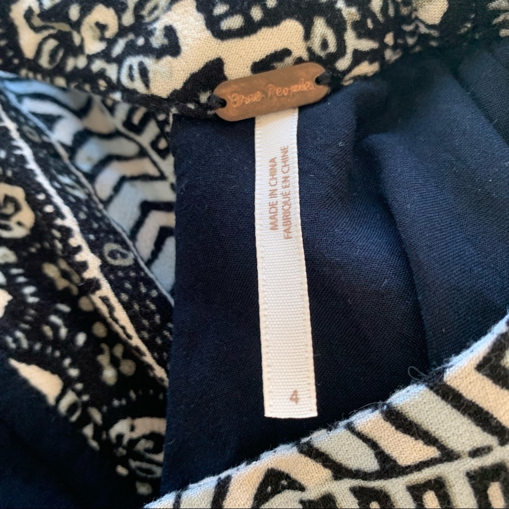 Free People Tegan Border Printed Mini Dress - Picture 12 of 13